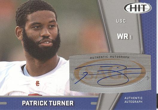 2009 SAGE HIT Autographs Silver #1 Patrick Turner