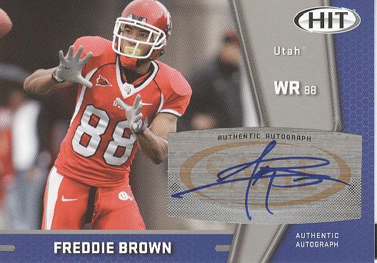 2009 SAGE HIT Autographs Silver #38 Freddie Brown