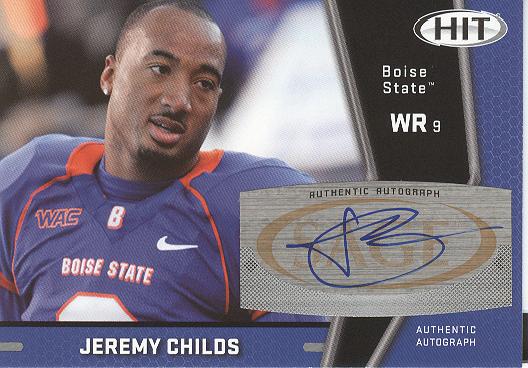 2009 SAGE HIT Autographs #49 Jeremy Childs
