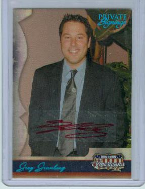 2008 Americana II Private Signings #145 Greg Grunberg/250