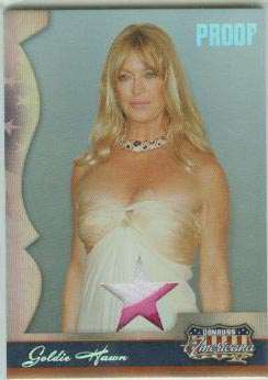 2008 Americana II Stars Material Silver Proofs #107 Goldie Hawn/100