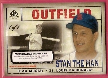 2008 SP Legendary Cuts Memorable Moments #196 Stan Musial