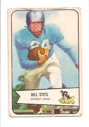 1954 Bowman #5 Bill Stits RC