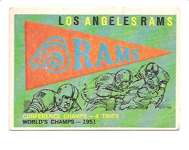 1959 Topps #126 Rams Pennant