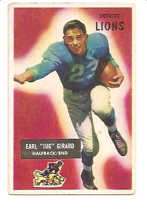 1955 Bowman #15 Jug Girard