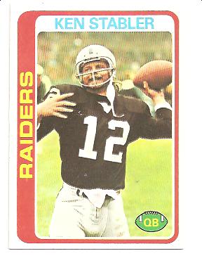 1978 Topps #365 Ken Stabler