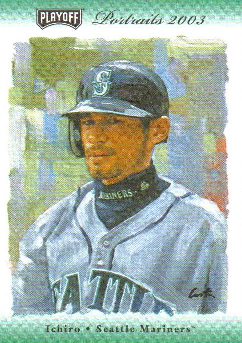 2003 Playoff Portraits FanFest Green #25 Ichiro Suzuki