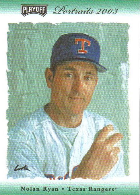 2003 Playoff Portraits FanFest Green #56 Nolan Ryan Rgr