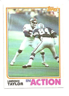 1982 Topps #435 Lawrence Taylor IA