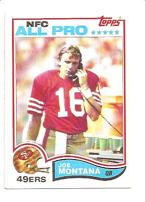 1982 Topps #488 Joe Montana