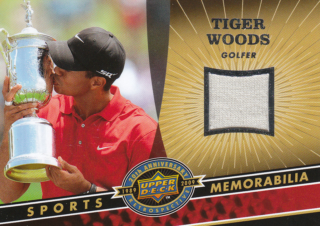 2009 Upper Deck 20th Anniversary Memorabilia #TW2 Tiger Woods