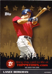2009 Topps Topps Town Gold #TTT20 Lance Berkman