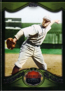 2009 Topps Legends of the Game #LG8 George Sisler