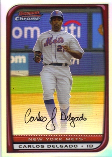 2008 Bowman Chrome Refractors #31 Carlos Delgado