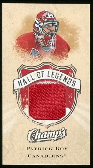 2008-09 Upper Deck Champ's Hall of Legends Sports Memorabilia #HOLPR Patrick Roy