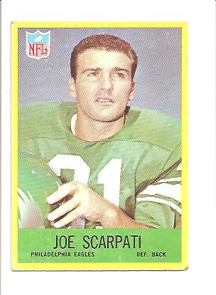 1967 Philadelphia #141 Joe Scarpati RC