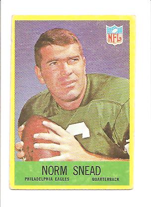 1967 Philadelphia #142 Norm Snead