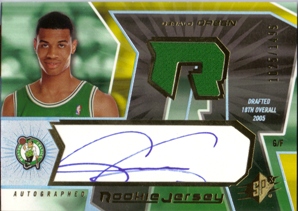 2005-06 SPx #138 Gerald Green JSY AU RC