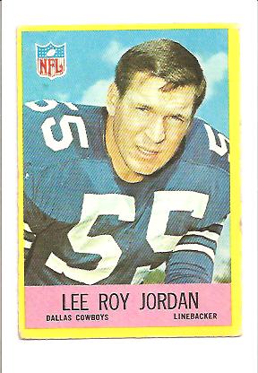 1967 Philadelphia #54 Lee Roy Jordan RC