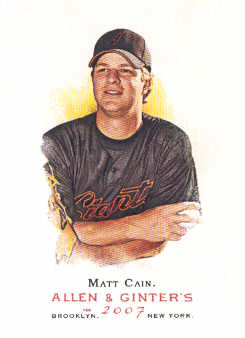 2007 Topps Allen and Ginter #179 Matt Cain