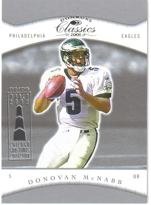 2001 Donruss Classics Chicago Collection #70 Donovan McNabb