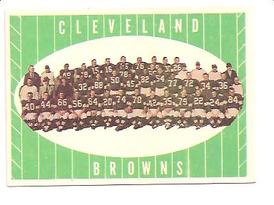 1961 Topps #76 Cleveland Browns