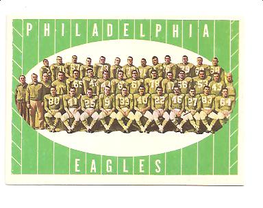 1961 Topps #103 Philadelphia Eagles