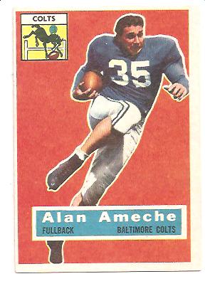 1956 Topps #12 Alan Ameche