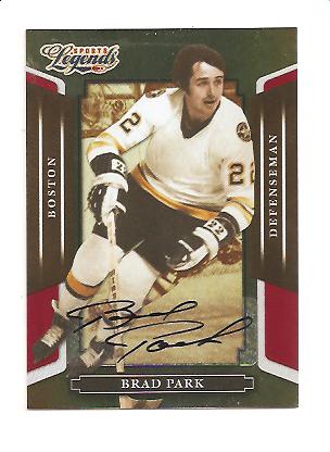 2008 Donruss Sports Legends Signatures Mirror Red #66 Brad Park/269