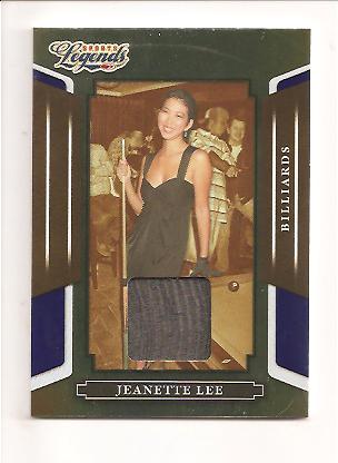 2008 Donruss Sports Legends Materials Mirror Blue #79 Jeanette Lee/100