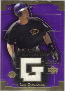 2003 Sweet Spot Swatches #LG Luis Gonzalez