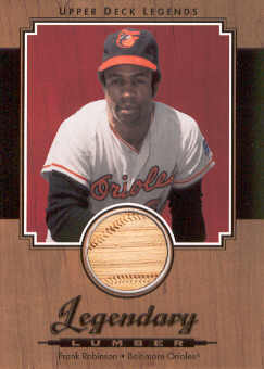 2001 Upper Deck Legends Legendary Lumber #LFR Frank Robinson