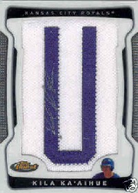 2009 Finest #159 Kila Ka'aihue AU/1190 * (RC)/Each letter numbered to 170