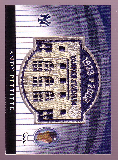 2008 Topps Commemorative Patch Relics #AP Andy Pettitte