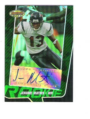 2005 Bowman's Best Green #145 Jerome Mathis AU