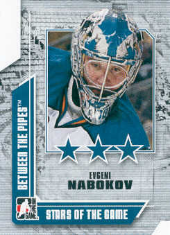 2008-09 Between The Pipes #60 Evgeni Nabokov