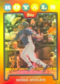 2008 Topps Red Hot Rookie Redemption #5 Mike Aviles