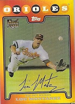 2008 Topps Red Hot Rookie Redemption #20 Lou Montanez