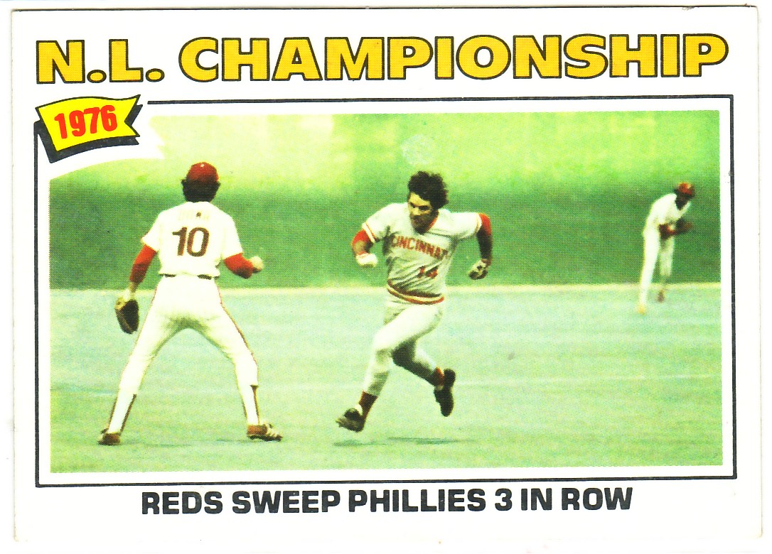 1977 Topps #277 NL Championship/Pete Rose