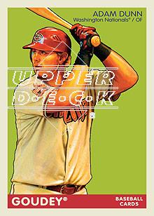2009 Upper Deck Goudey #1 Adam Dunn