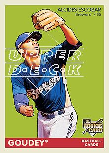 2009 Upper Deck Goudey #105 Alcides Escobar RC