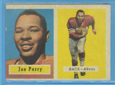 1957 Topps #129 Joe Perry DP