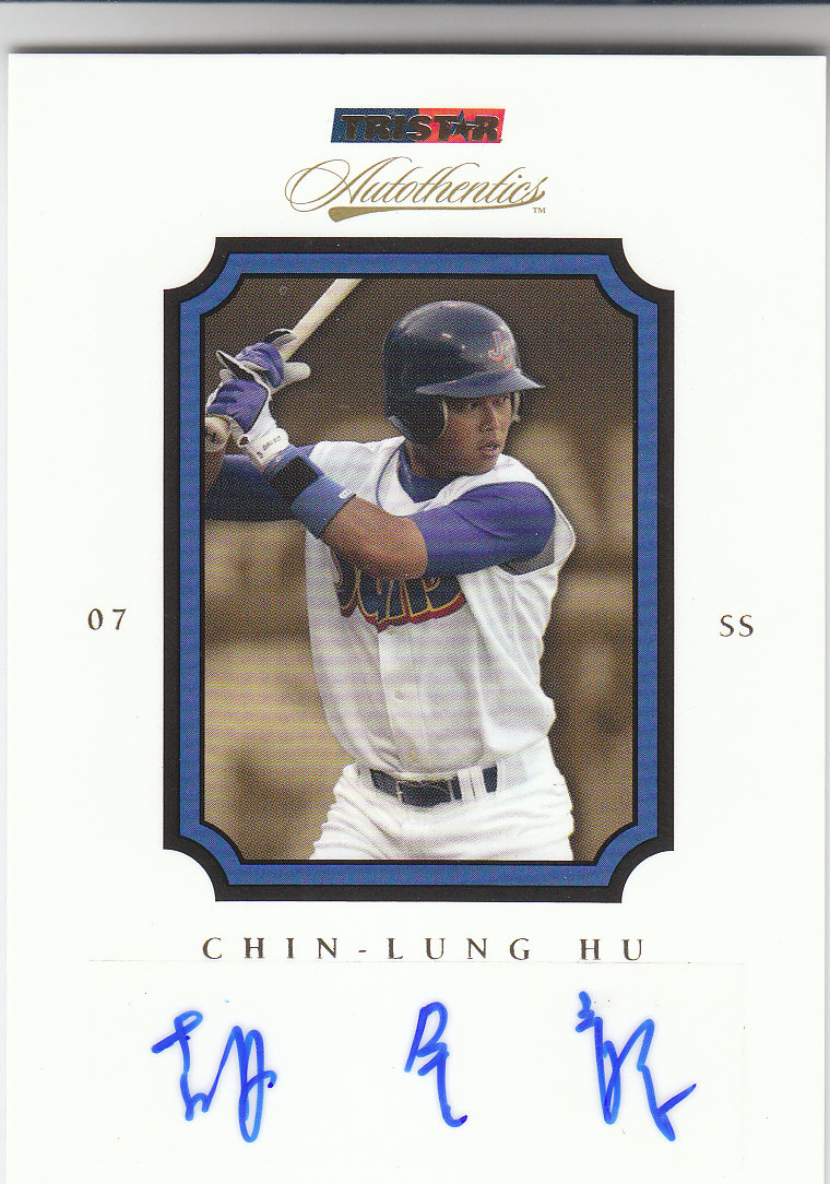 2007 TRISTAR Autothentics Autographs #63 Chin-Lung Hu