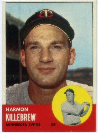 1963 Topps #500 Harmon Killebrew SP