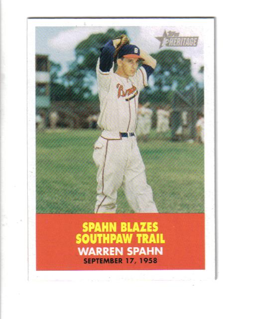 2007 Topps Heritage Flashbacks #FB4 Warren Spahn