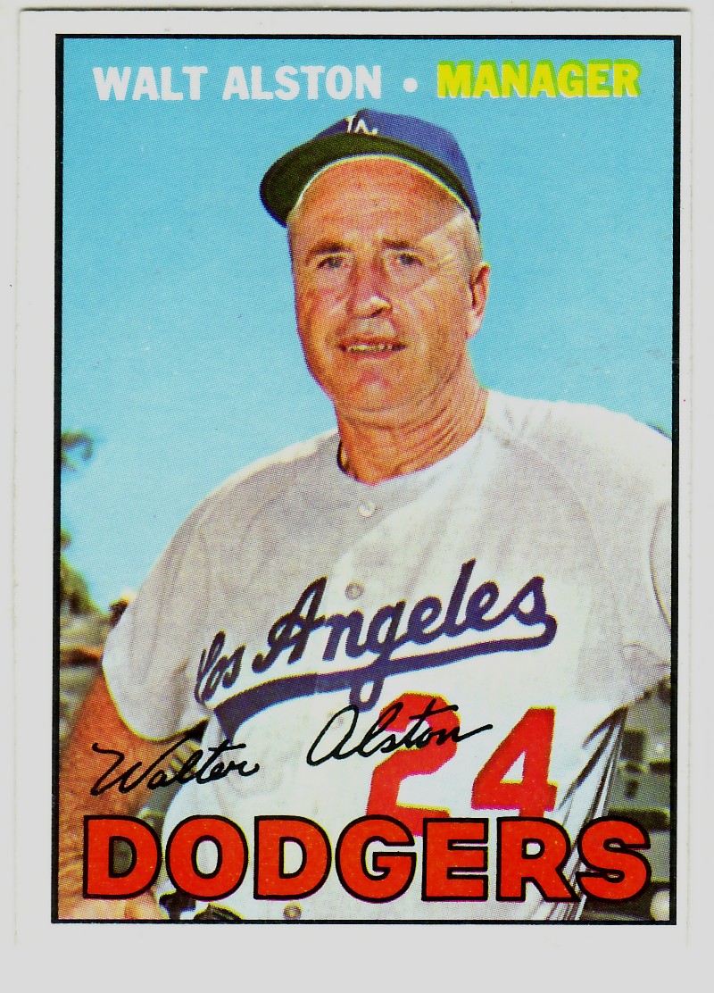 1967 Topps #294 Walter Alston MG