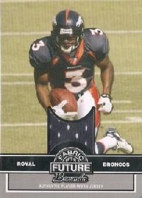2008 Bowman Fabric of the Future #FFER Eddie Royal B