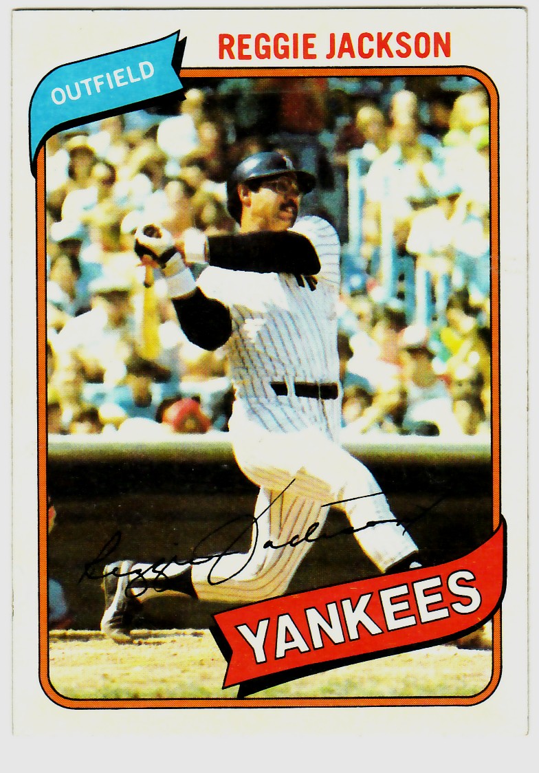 1980 Topps #600 Reggie Jackson