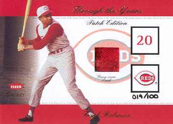 2002 Greats of the Game Through the Years Level 1 Patch #22 Frank Robinson