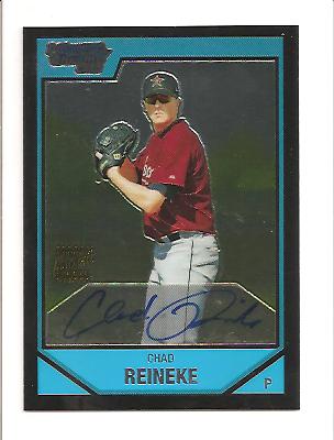 2007 Bowman Chrome Prospects #BC242 Chad Reineke AU